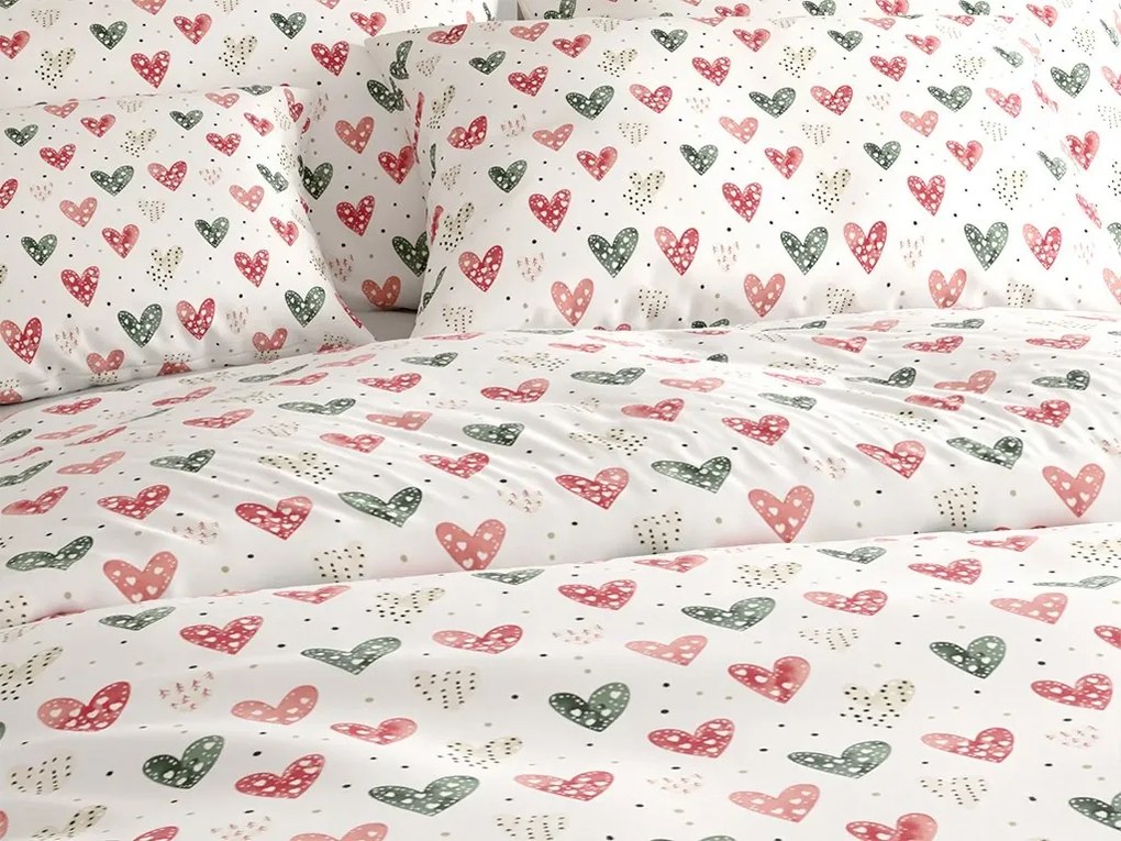 Krepp ágynemű CUPIDA POLY mintás Ágyneműhuzat mérete: 70 x 90 cm | 140 x 200 cm