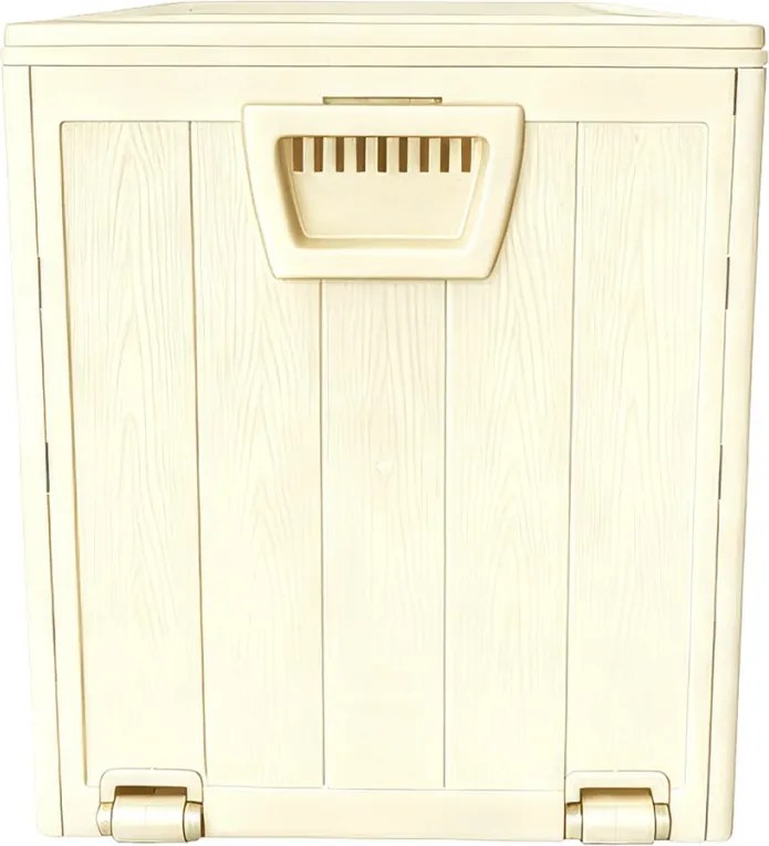 Kerti tároló box 112x49x54 cm, műanyag, bézs, AZB-G2075 CRM