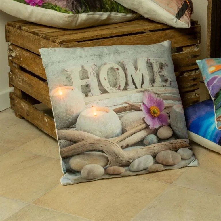 NEXOS Dekoratív párna LED világítással  home 38 x 38 cm