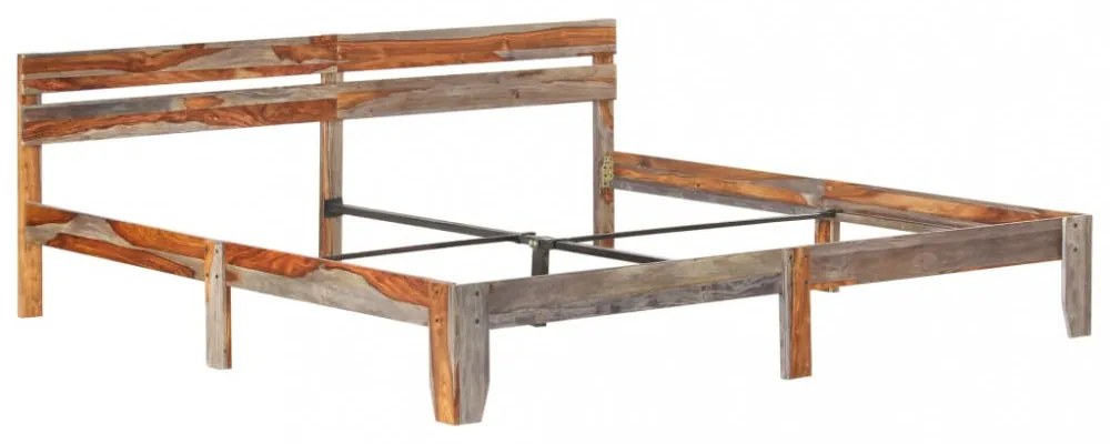 tömör fa ágykeret matrac nélkül 200 x 200 cm