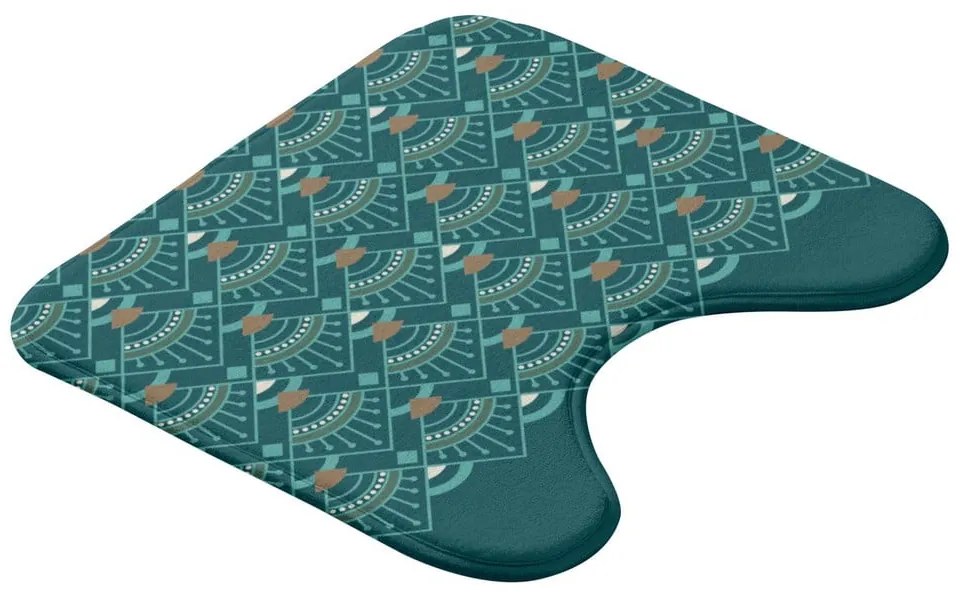 Petróleum színű fürdőszobai kilépő WC-hez 45x45 cm Imperia – douceur d'intérieur