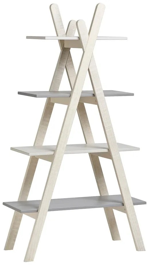 Sia szürke-fehér könyvespolc - Marckeric