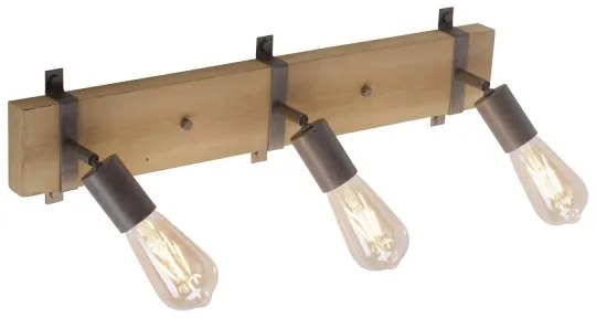 Leuchten Direkt 13473-79 - Fali spotlámpa SLAT 3xE27/40W/230V