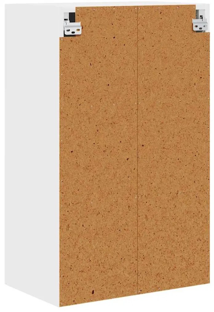 Fali konyhaszekrény Magas Fényű Fehér 50 x 31 x 80 cm Faanyag