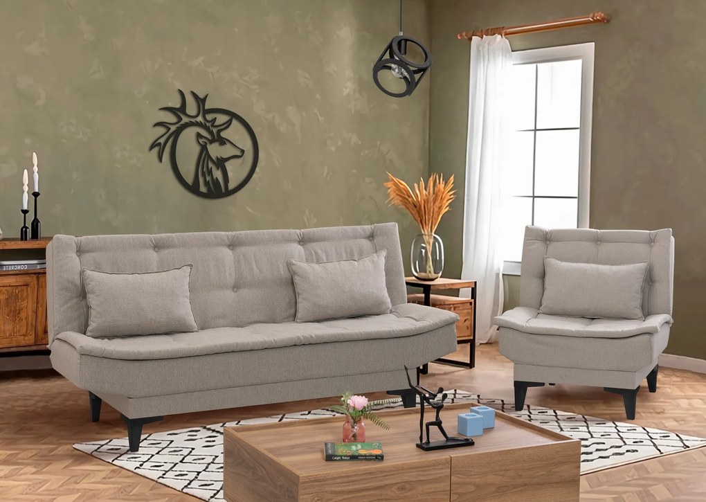Ülőgarnitúra 3+1 Santiago (krém). 1073346