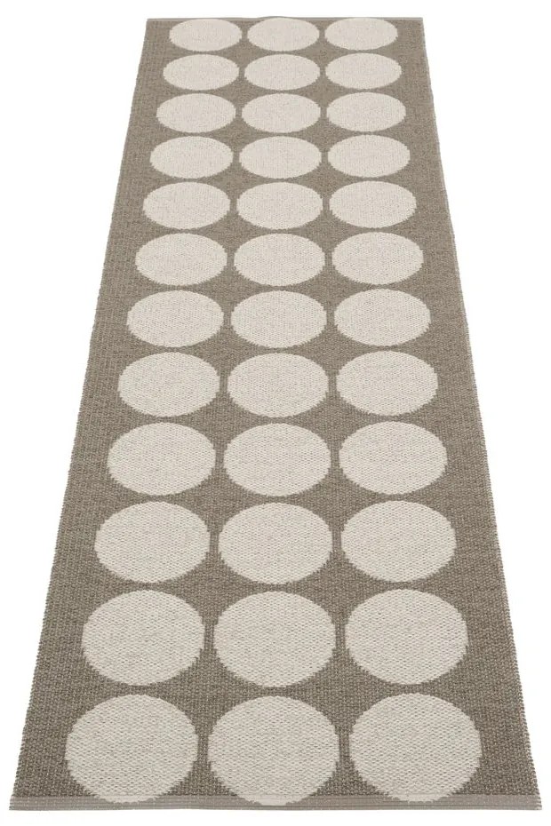 Barna-bézs kültéri-beltéri futószőnyeg 70x240 cm Hugo Walnut Linen – Pappelina