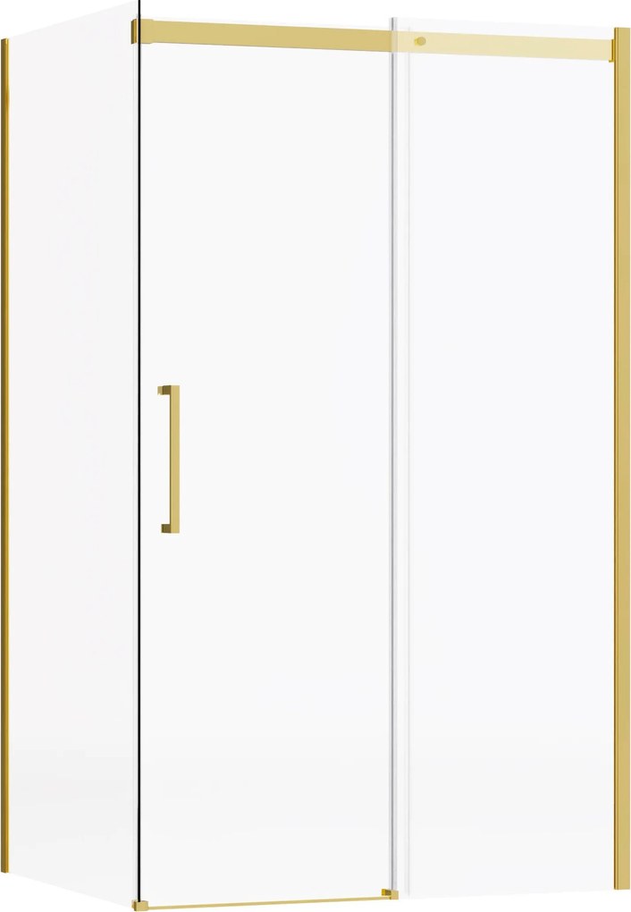 Indes Zuhanykabin 120x90x195 Tommy csúsztatható arany üveg 8mm