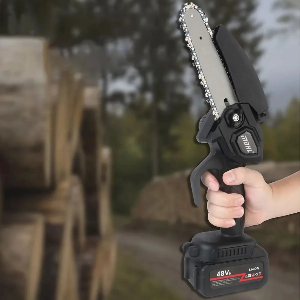 Akkus mini kézifűrész 8″ MDHL M677 + 21 V-os akkumulátor + praktikus koffer + tartozékok