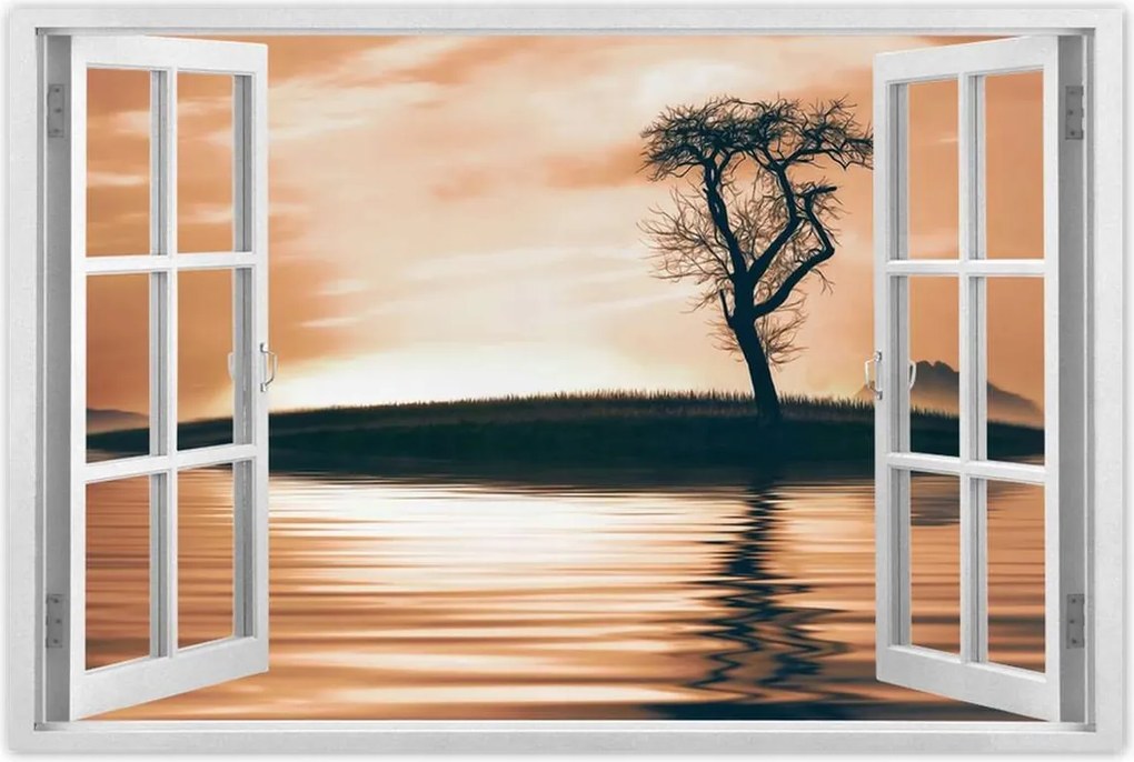 Poszterek 90x60 Fa a szigeten