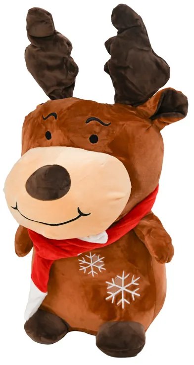 Plüss RÉNSZARVAS barna babatakaróval belül