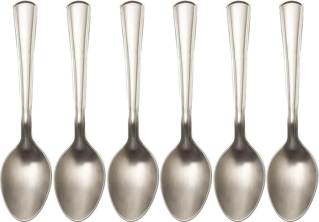 Kis Teáskanál Török Desszertes Teához 6 Db Rozsdamentes Acél