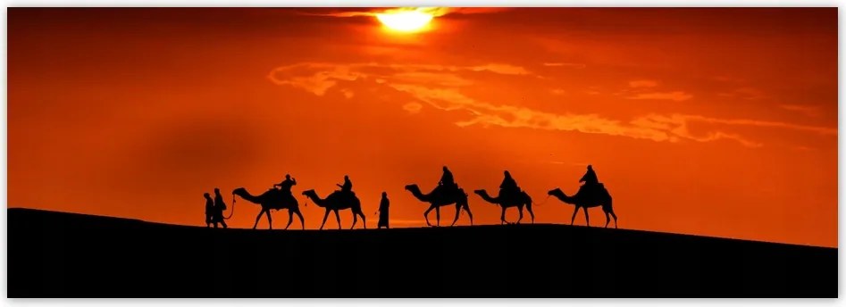 Fotótapéta flizelina 624x219 Karaván nyugat