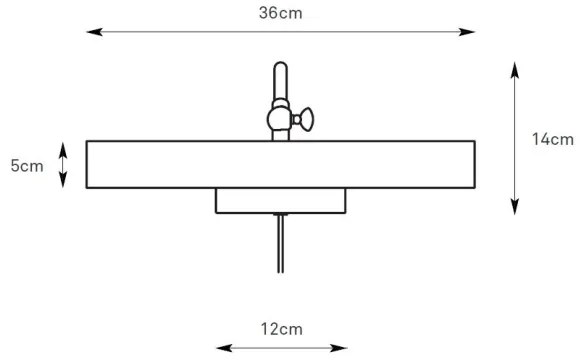 Markslöjd 108982 - CIGLIA képvilágító lámpa 2xE14/40W/230V sárgaréz