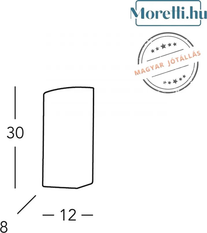 Fali Lámpa Fehér CASABLANCA AUSTROLUX 218-62