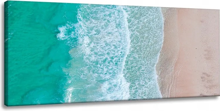 Vászonkép Óceán Hullámok Természet Tengerpart 120x60 cm Ideális ajándék