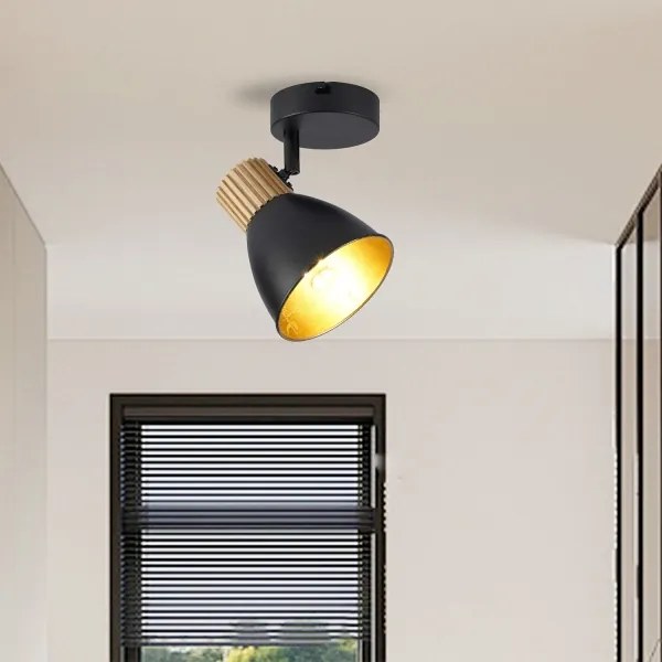 Brilagi - Fali spotlámpa ODENSE 1xE14/10W/230V fa/fekete