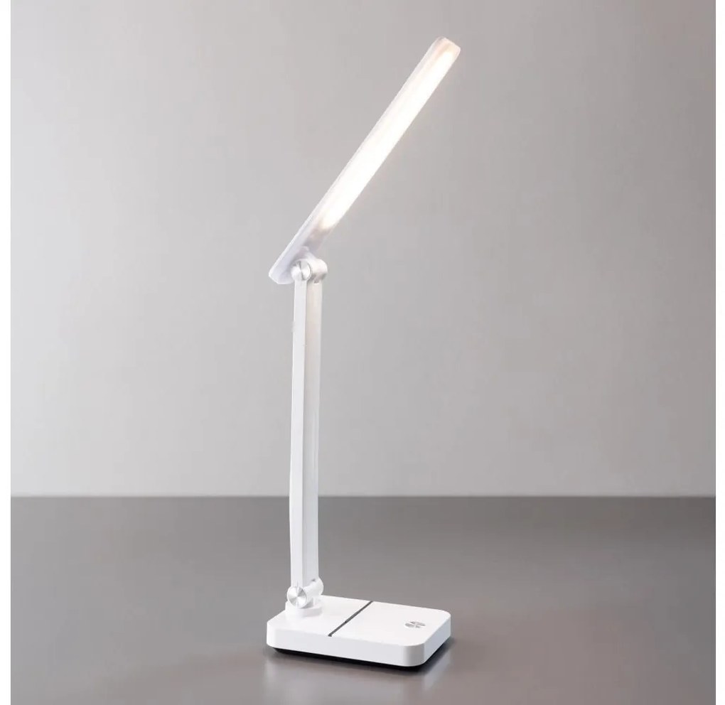 Zuma Line Zuma Line 1949-WH-LED Újratölthető asztali lámpa LED/8W/1200 mAh 3000/4500/6000K fehér ZL0750