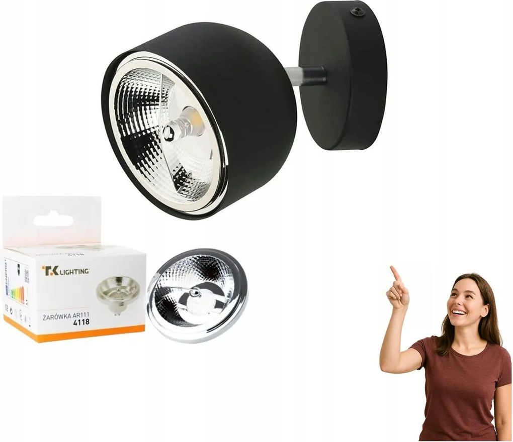 Spot lámpa Altea Black 6517 Tk Lighting