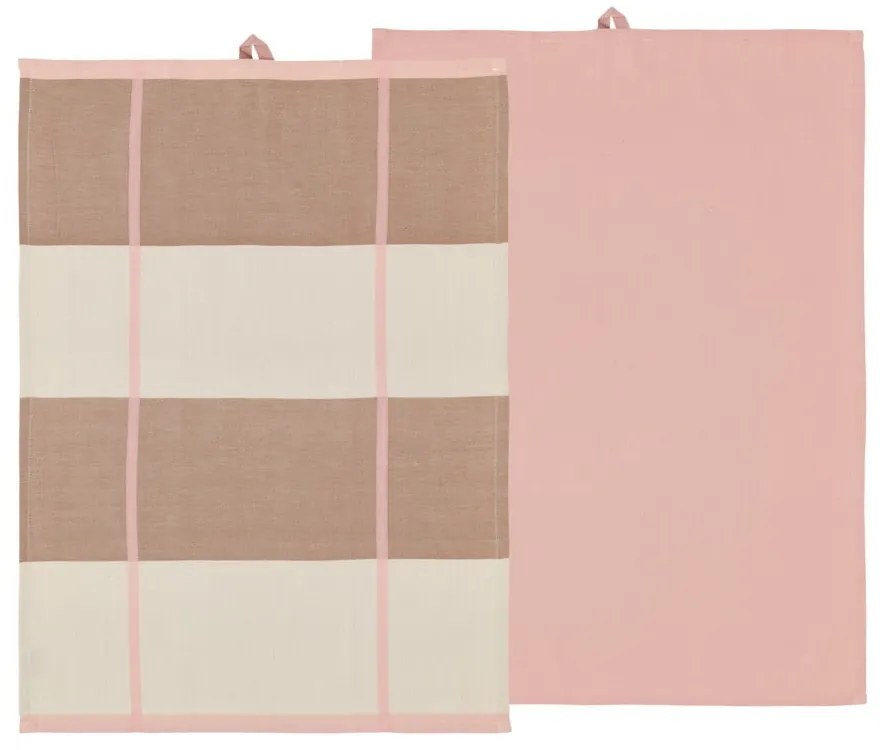 Pamut konyharuha szett 2 db-os 50x70 cm Blocks – Södahl
