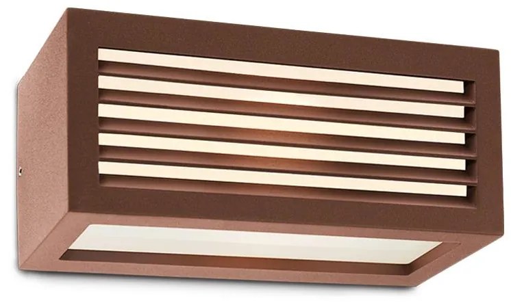 Redo 9899 - Kültéri fali lámpa  BRICK 1xE27/23W/230V IP54 barna