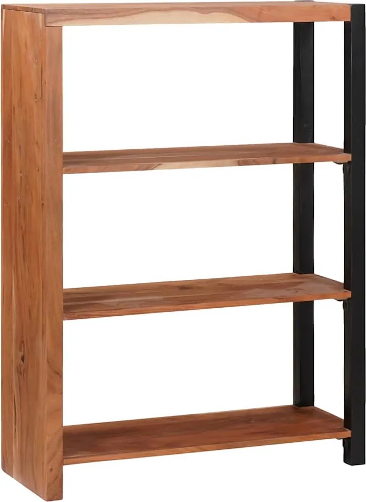 vidaXL Könyvespolc Barna 80 x 30 x 110 cm Tömör Akácfa