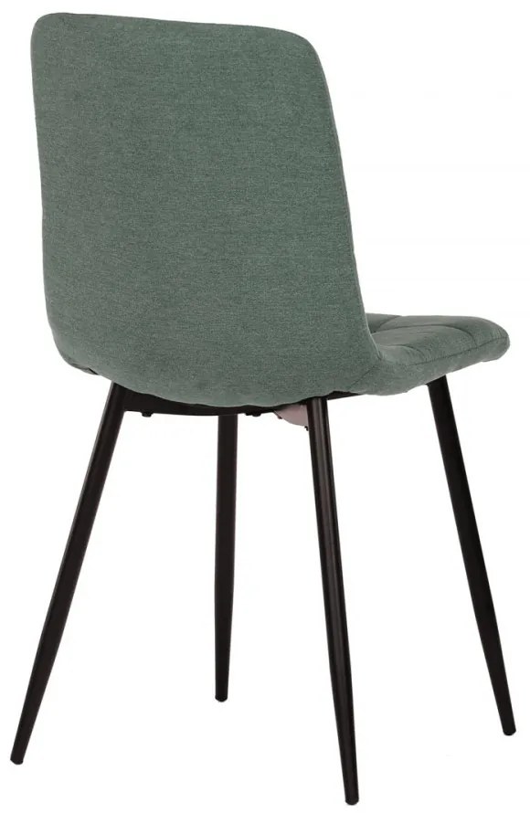 Scaun modern Fabric verde cu tapițerie CT-281
