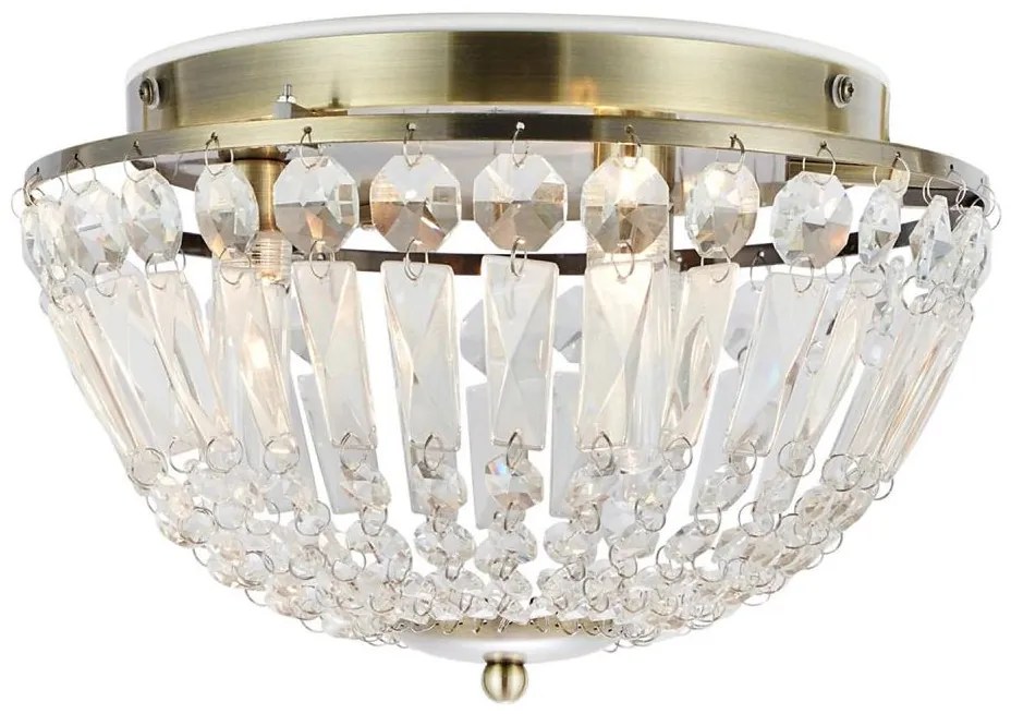 Markslöjd 109031 - Fürdőszobai lámpatest ESTELLE 3x G9/20W/230V, átmérő 30 cm, IP44, sárgaréz