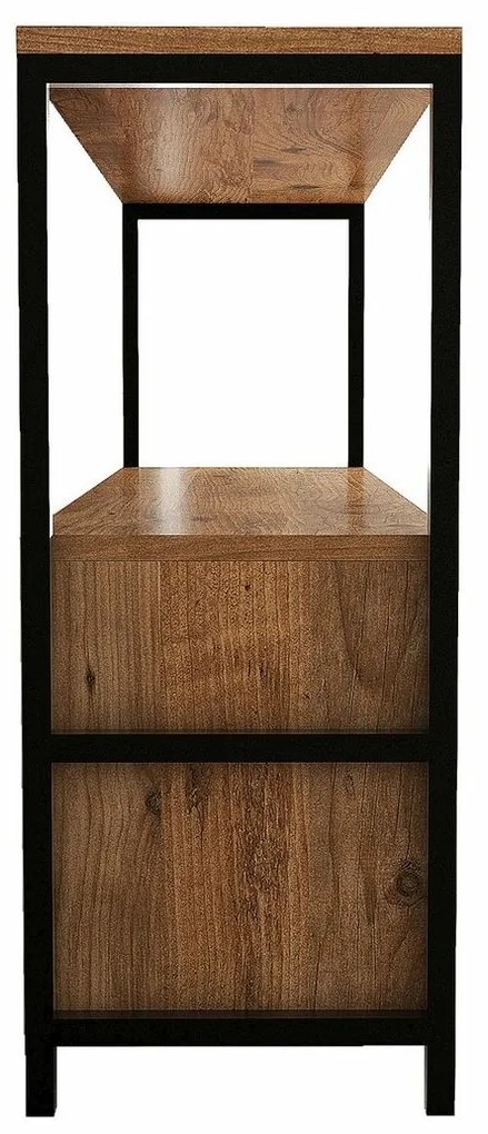 Nero v2 Atlantic Pine and Black szekrény