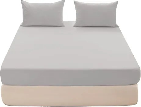 Pamut lepedő 180x200 gumis Szürke Jersey Több színben