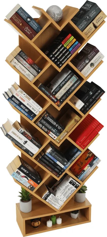 könyvespolc, tölgy , VEVEY