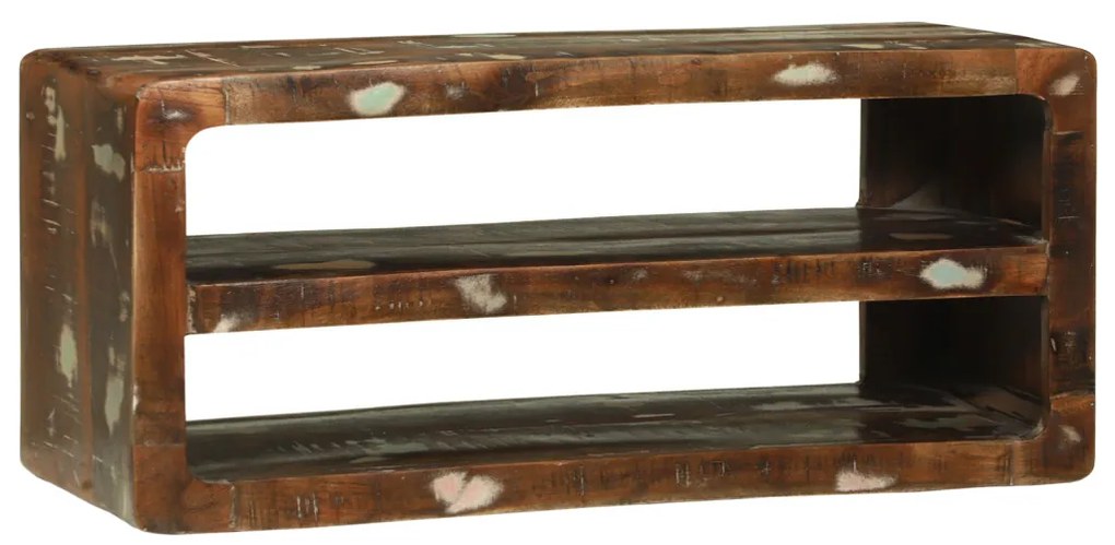 TV szekrény 80x32x36 cm Tömör újrahasznosított fa