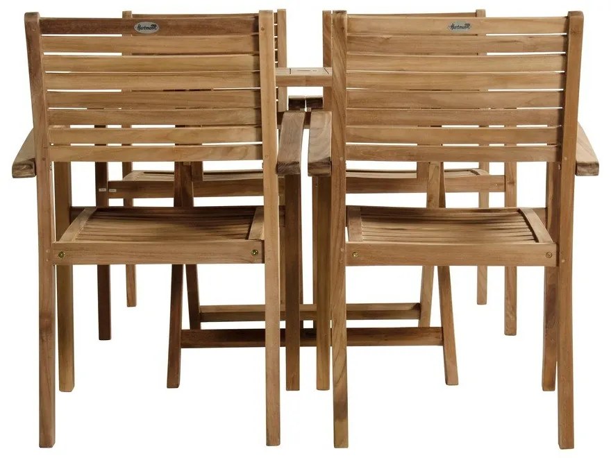 Natúr színű tömörfa kerti szék Sunderland – Hartman