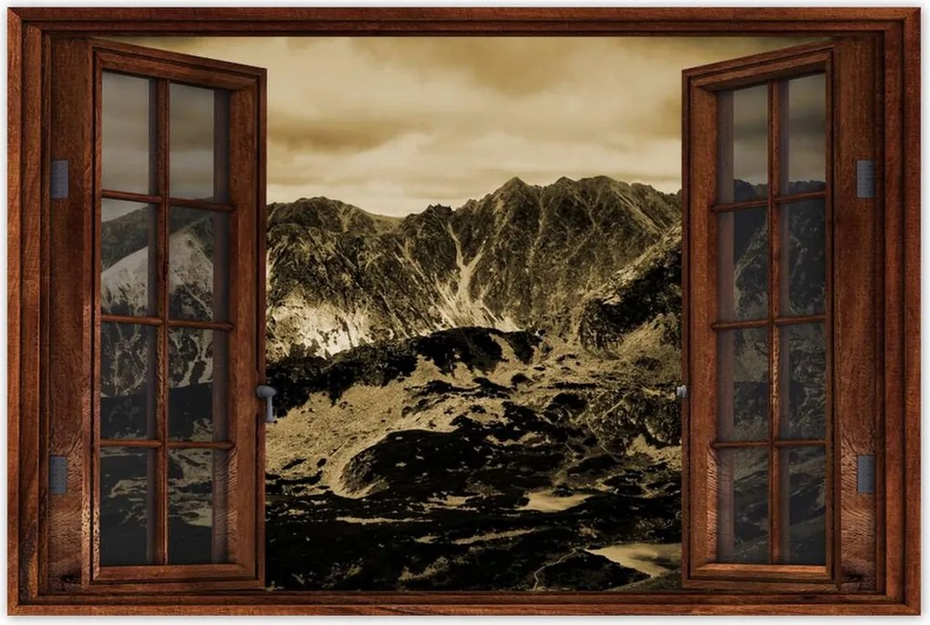 Poszterek 90x60 Tátra Lengyel hegyek Kilátás