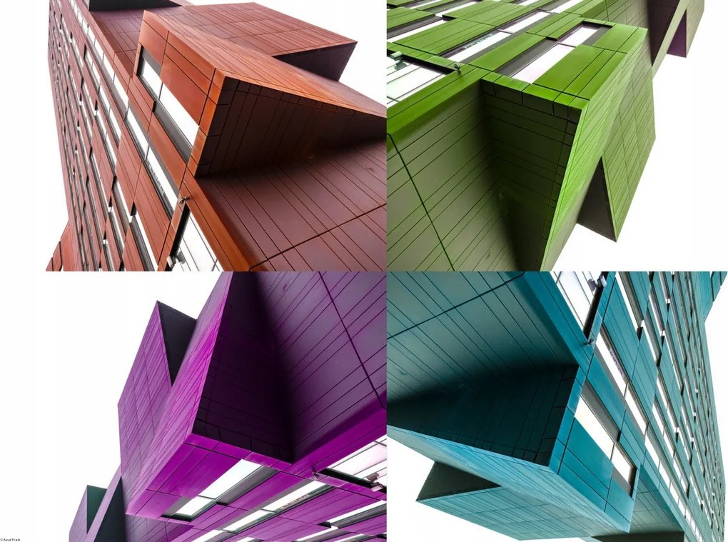 Poszter 66,5x46,5cm Régi adótorony, színes, Assaf Frank