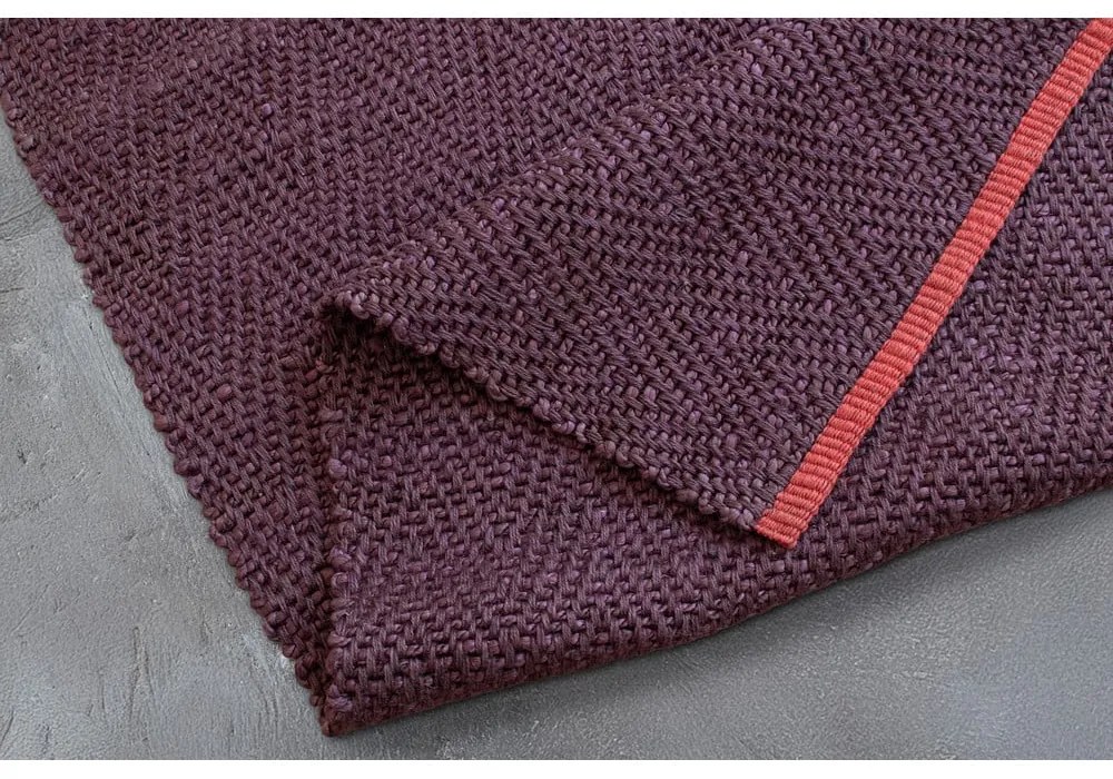 Borvörös juta futószőnyeg 70x150 cm Notes – Mette Ditmer Denmark