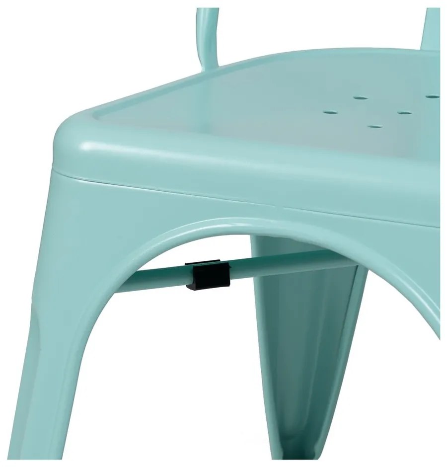 Türkiz fém étkezőszék szett 2 db-os – Ixia