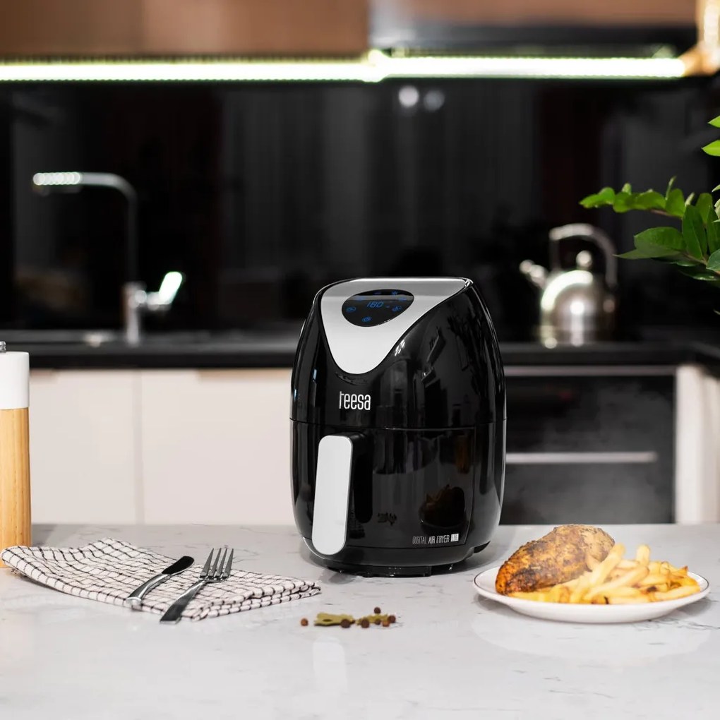 Teesa Airfryer légfritőz digital 1.8L fekete