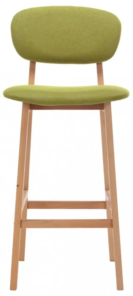 2 db zöld szövet bárszék