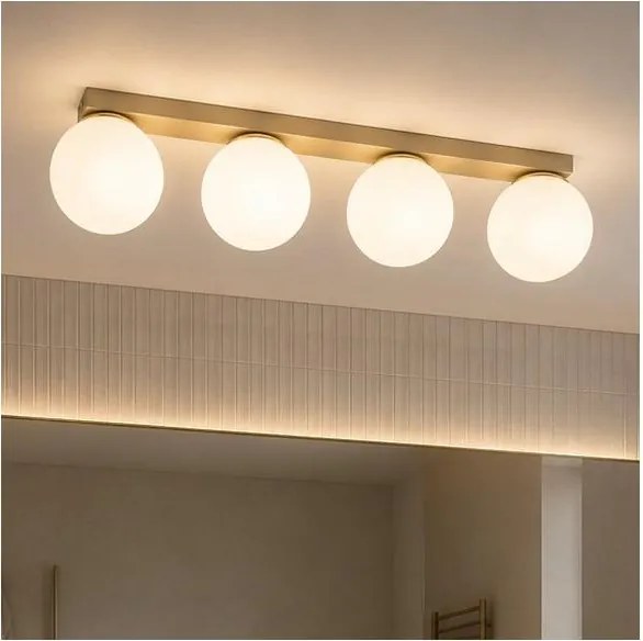 BRILAGI - MILO spotlámpatest 4xE27/60W/230V bézs/arany