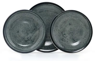 18 darabos kék porcelán étkészlet