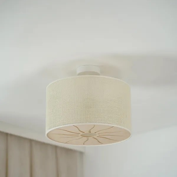 Brilagi - COUNTRY ROLLER mennyezeti lámpa 1xE27/15W/230V, 45 cm, krém