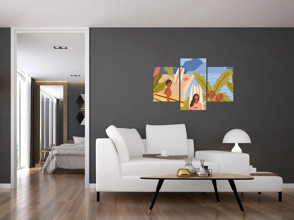Kép - Élvezd az életed (90x60 cm)