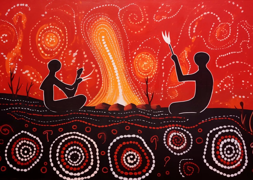 Poszter 70x50cm Tánc a tűz istenének