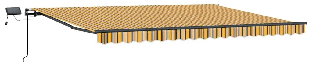 Behúzható napellenző Sokszínű 400 ×350 cm szövet