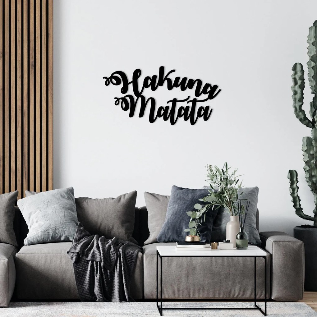 Fém fali dekoráció, Hakuna Matata