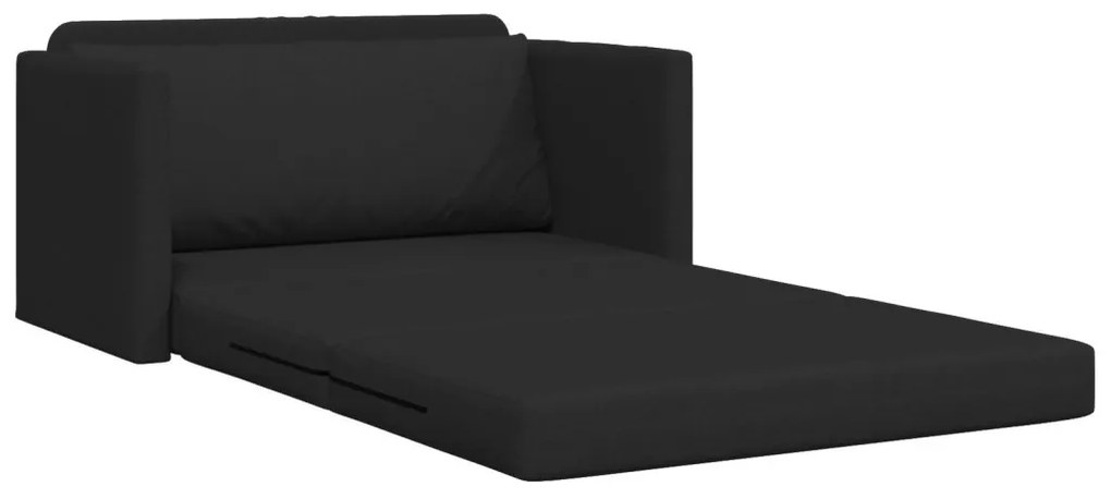Földi Kanapéágy 2 az 1-ben fekete 124x71x78 cm Szövet