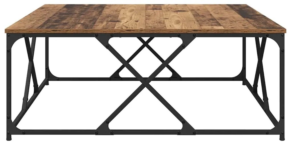 Dohányzóasztal Régi fa 100 x 100 x 40 cm Faanyag