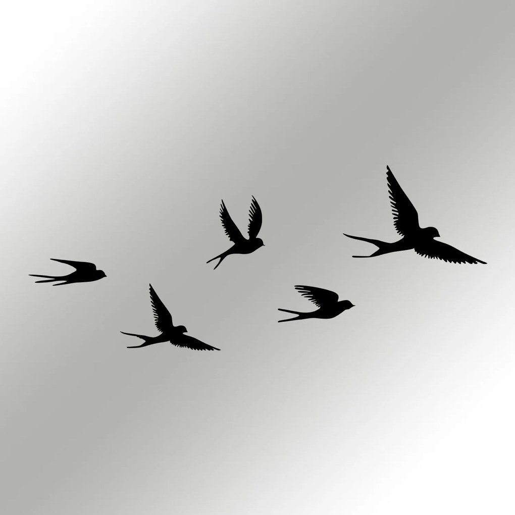 Fém fali dekoráció, Crow