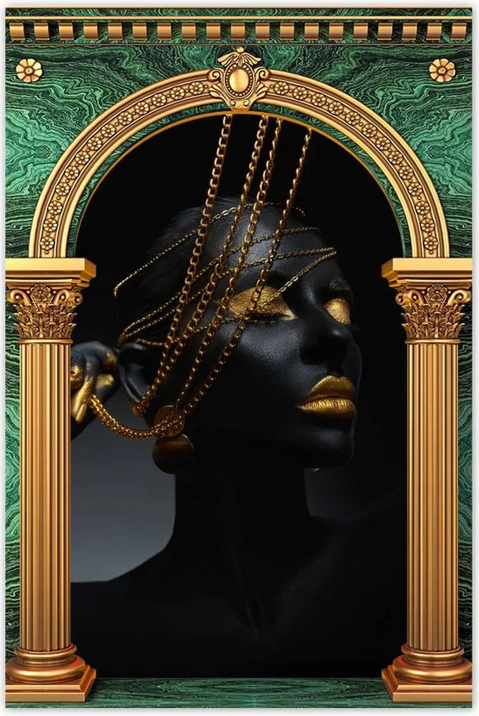 Poszterek 60x90 Arany ékszerek a kézben