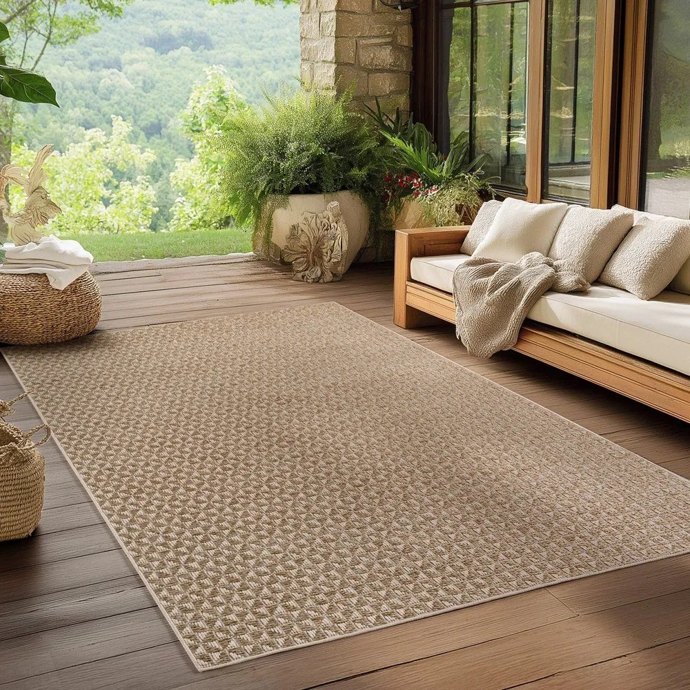 Bézs kültéri-beltéri szőnyeg 200x290 cm Ibiza 1903 – Ayyildiz Carpets